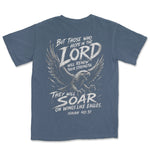 Soar On Wings Like Eagles | Denim back