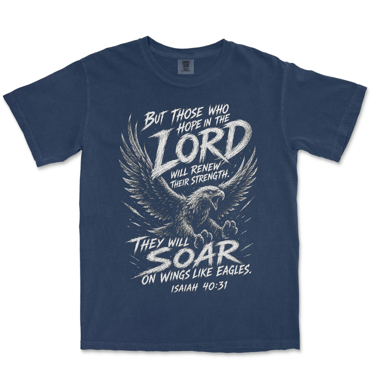 Soar On Wings Like Eagles | Navy front