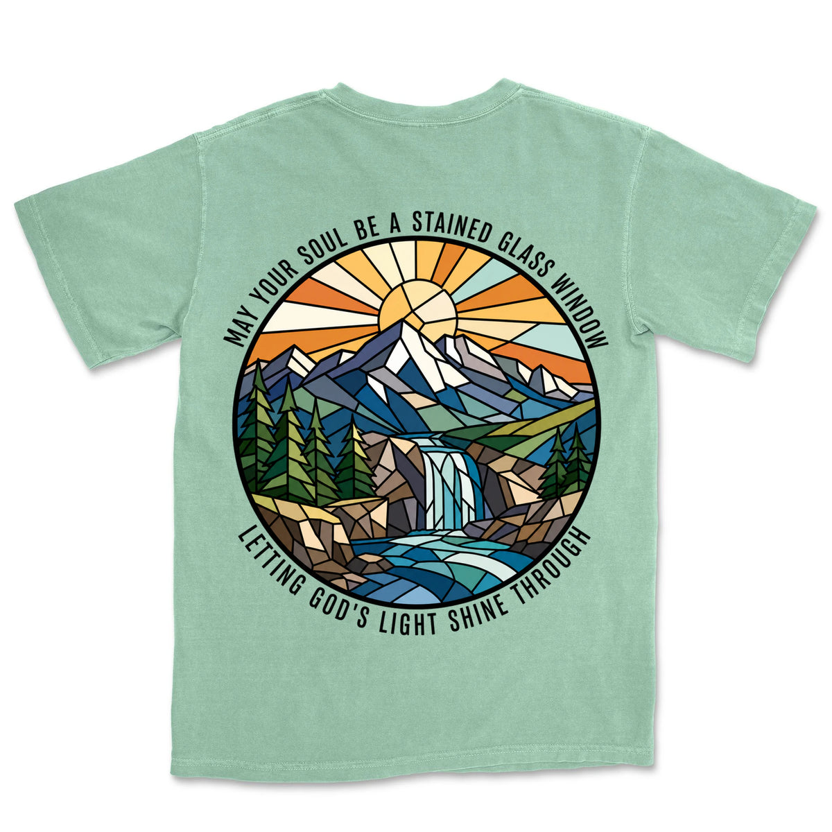 Stained Glass Soul Mountain | Island Reef back
