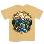 Stained Glass Soul Mountain | Mustard back