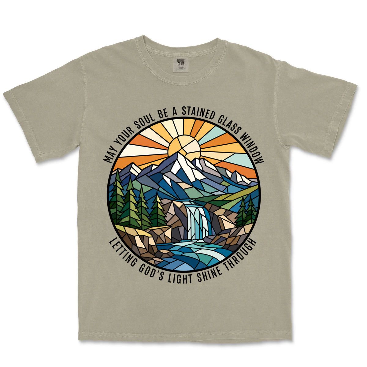 Stained Glass Soul Mountain | Sandstone front