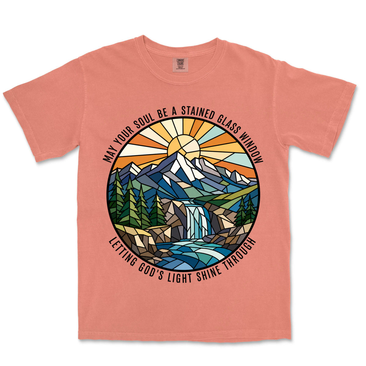 Stained Glass Soul Mountain | Terracotta front