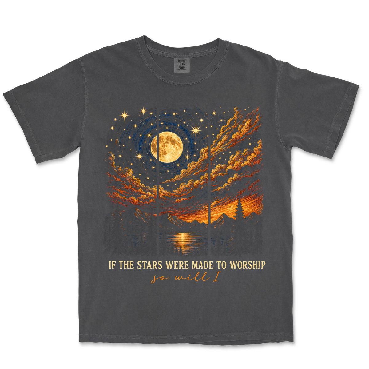 If The Stars Were Made To Worship So | Graphite front