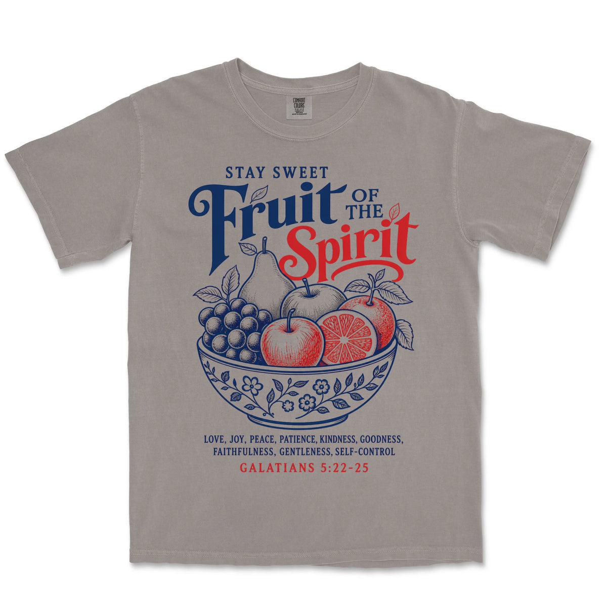 Stay Sweet Fruit Bowl | Grey front