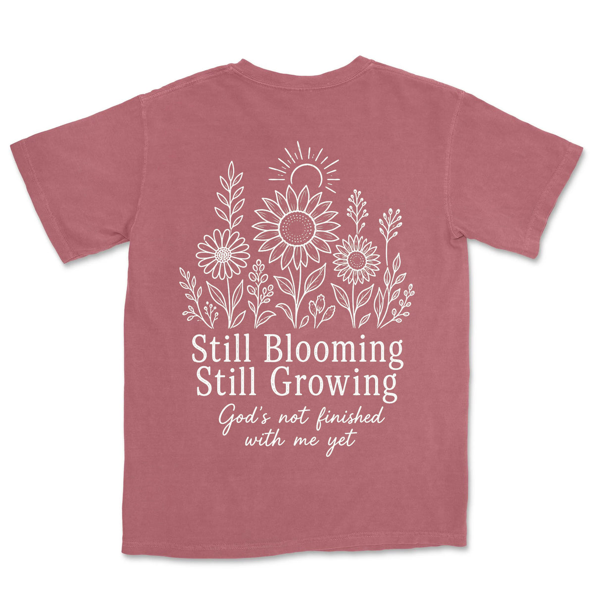Still Blooming Still Growing | Crimson back