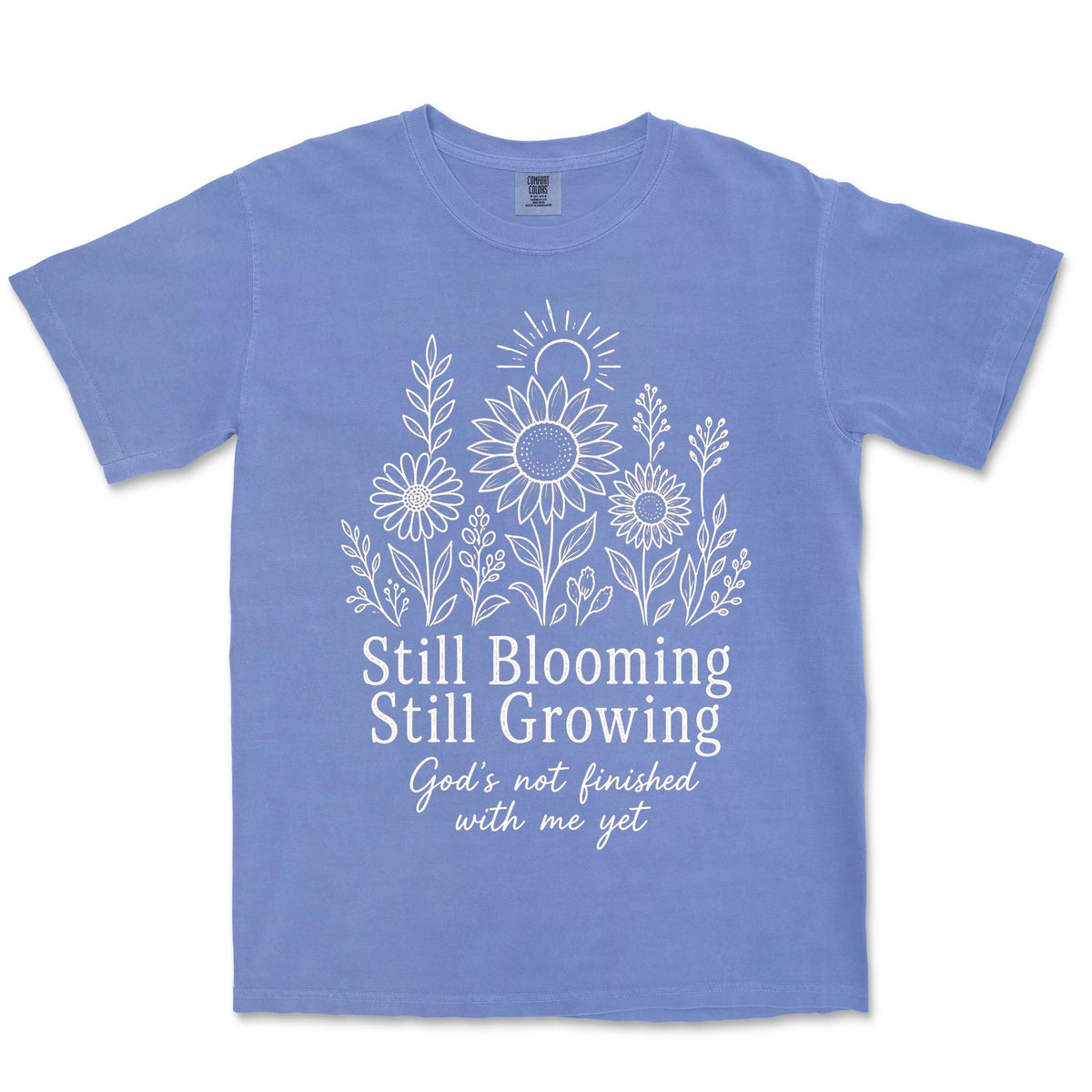 Still Blooming Still Growing | Flo Blue front