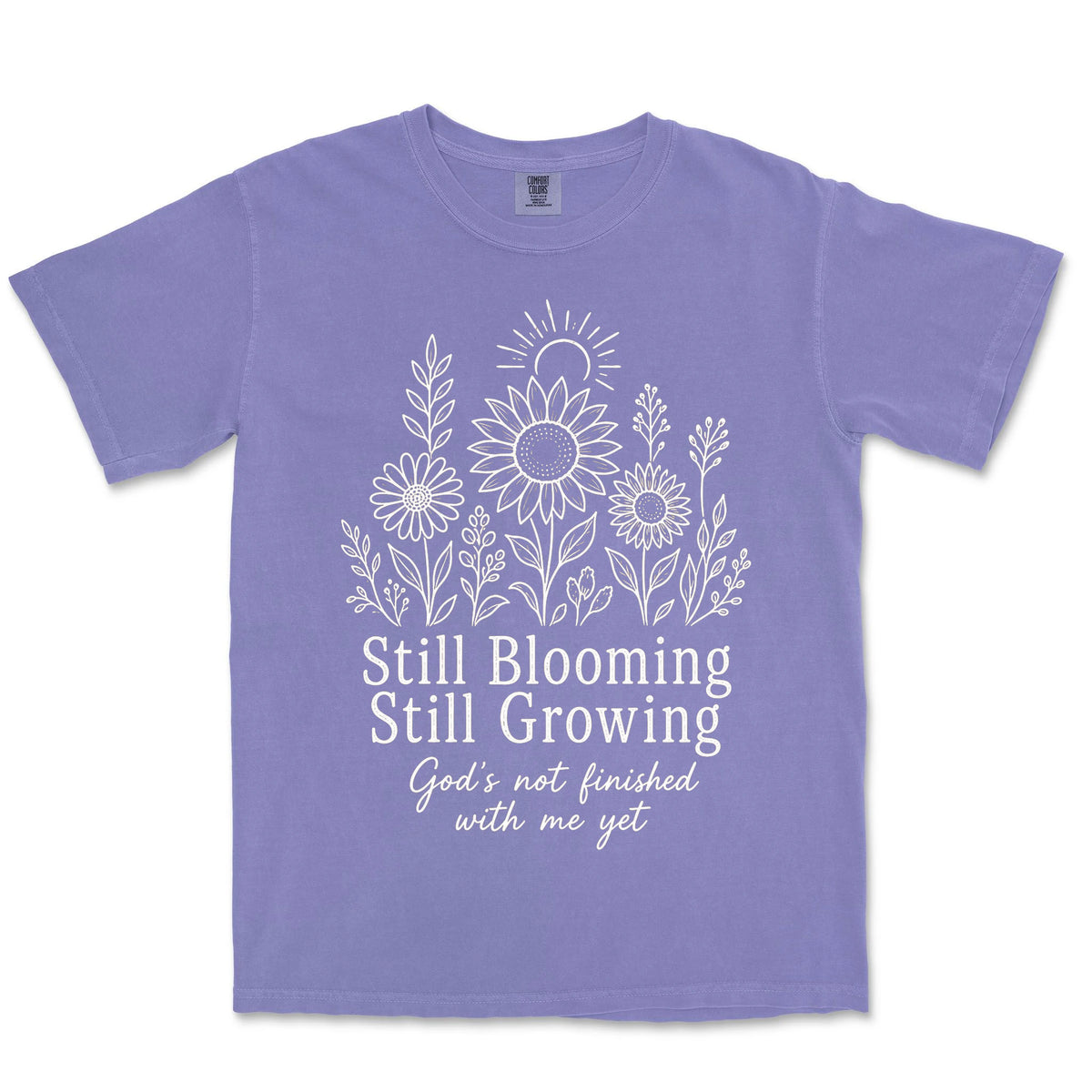 Still Blooming Still Growing | Violet front