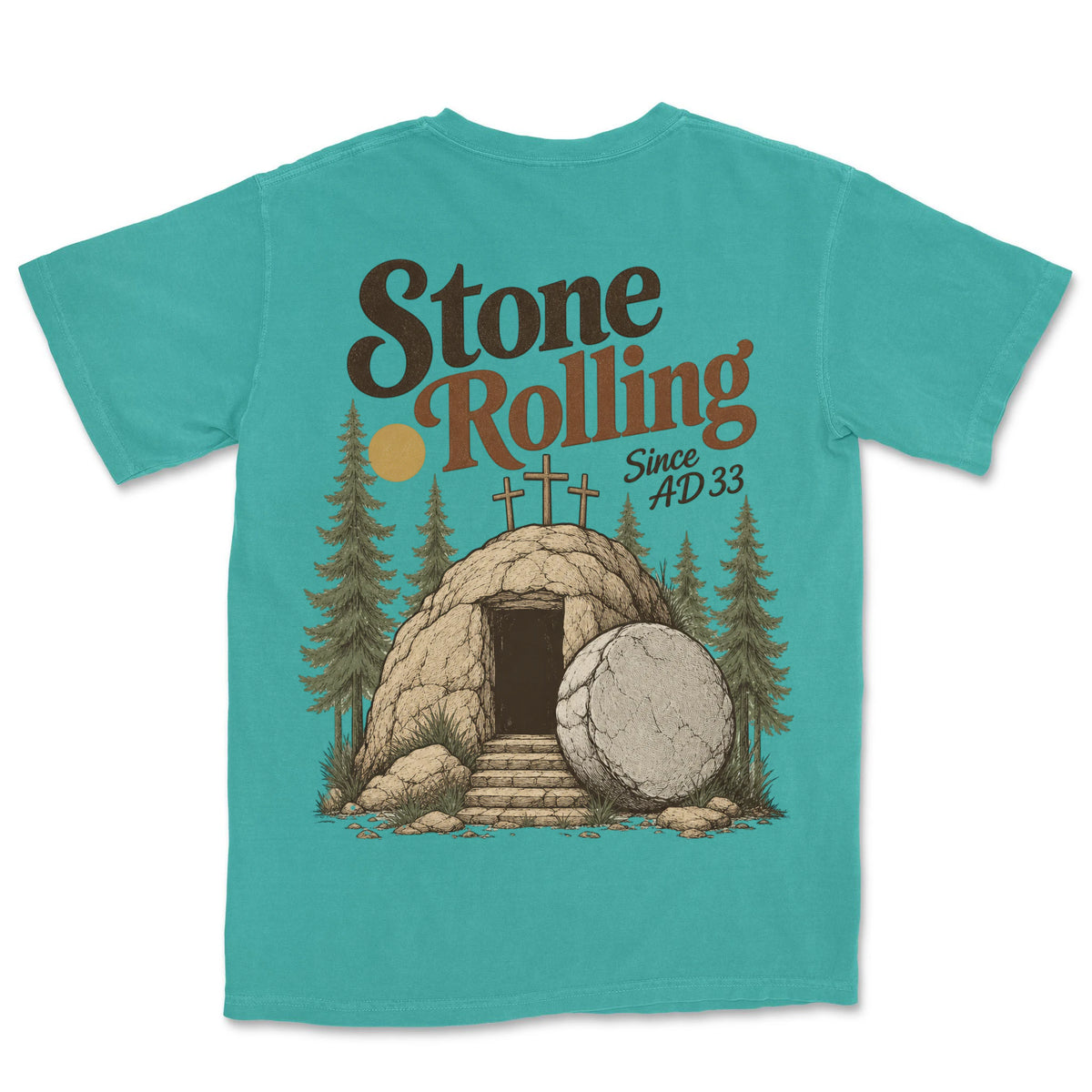 Stone Rolling Since AD 33 | Sea Foam back