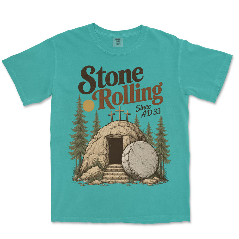 Stone Rolling Since AD 33 | Sea Foam front