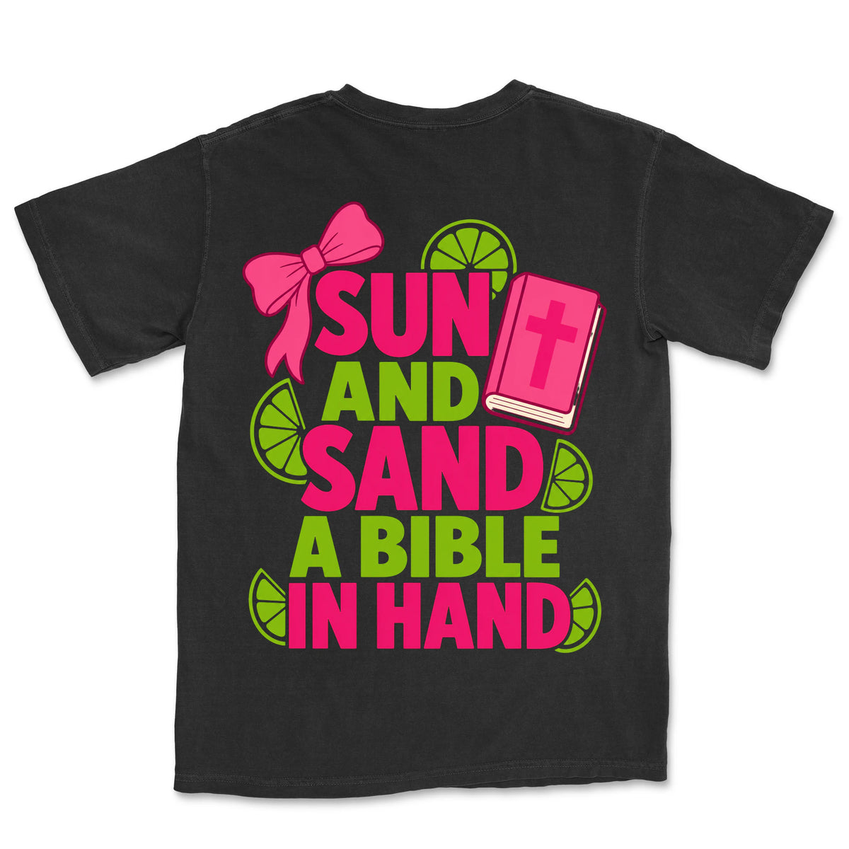 Sun Sand Bible In Hand | Black back