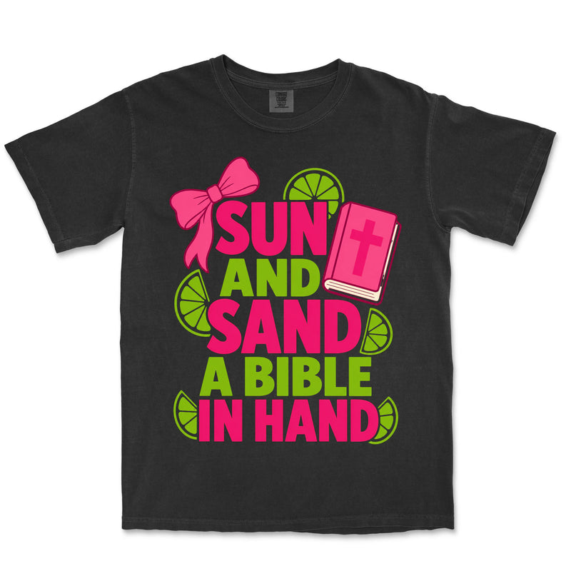 Sun Sand Bible In Hand | Black front