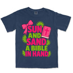 Sun Sand Bible In Hand | Navy front