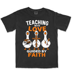 Teaching With Love Guided by Faith | Black front