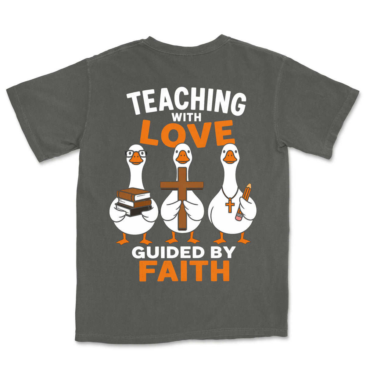 Teaching With Love Guided by Faith | Pepper back