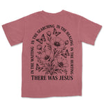 There Was Jesus Poppies | Crimson back
