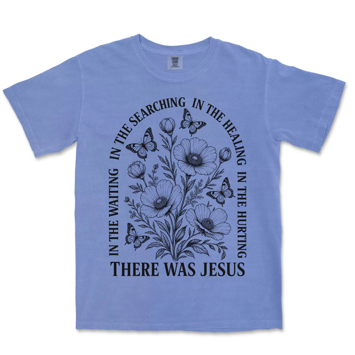 There Was Jesus Poppies | Flo Blue front