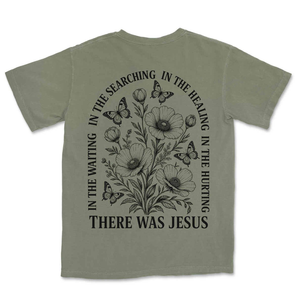 There Was Jesus Poppies | Sage back