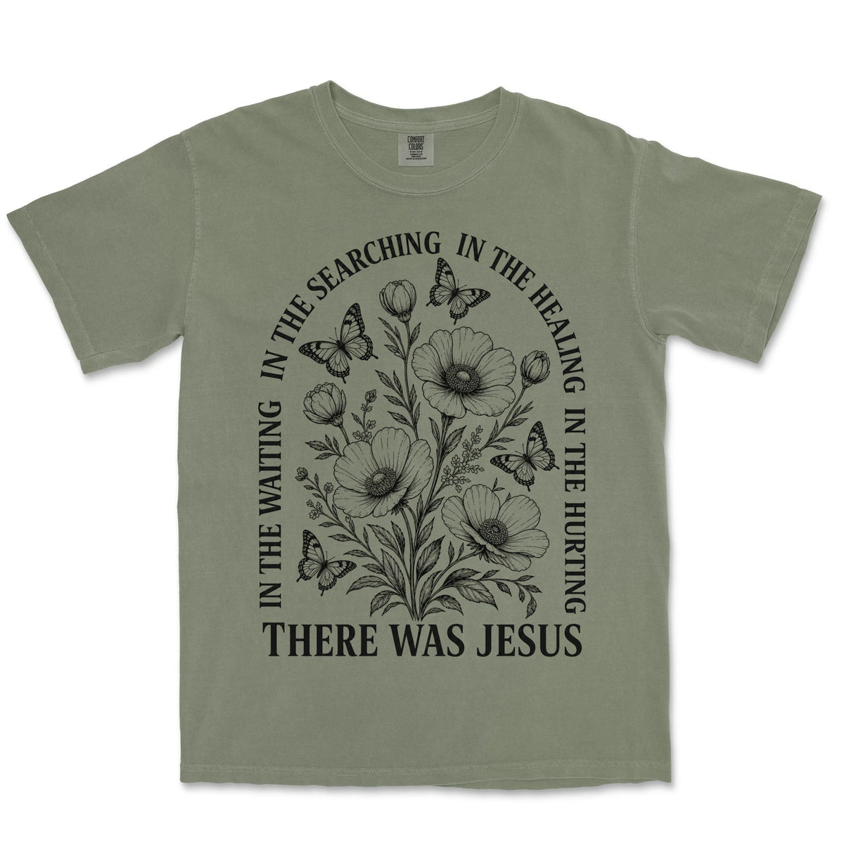 There Was Jesus Poppies | Sage front