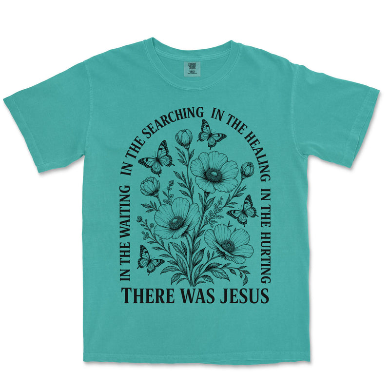 There Was Jesus Poppies | Sea Foam front