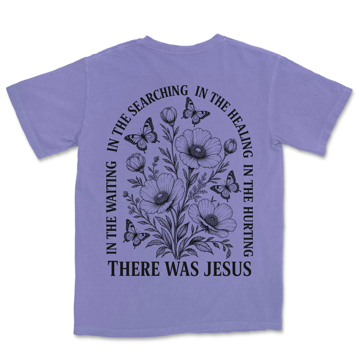 There Was Jesus Poppies | Violet back