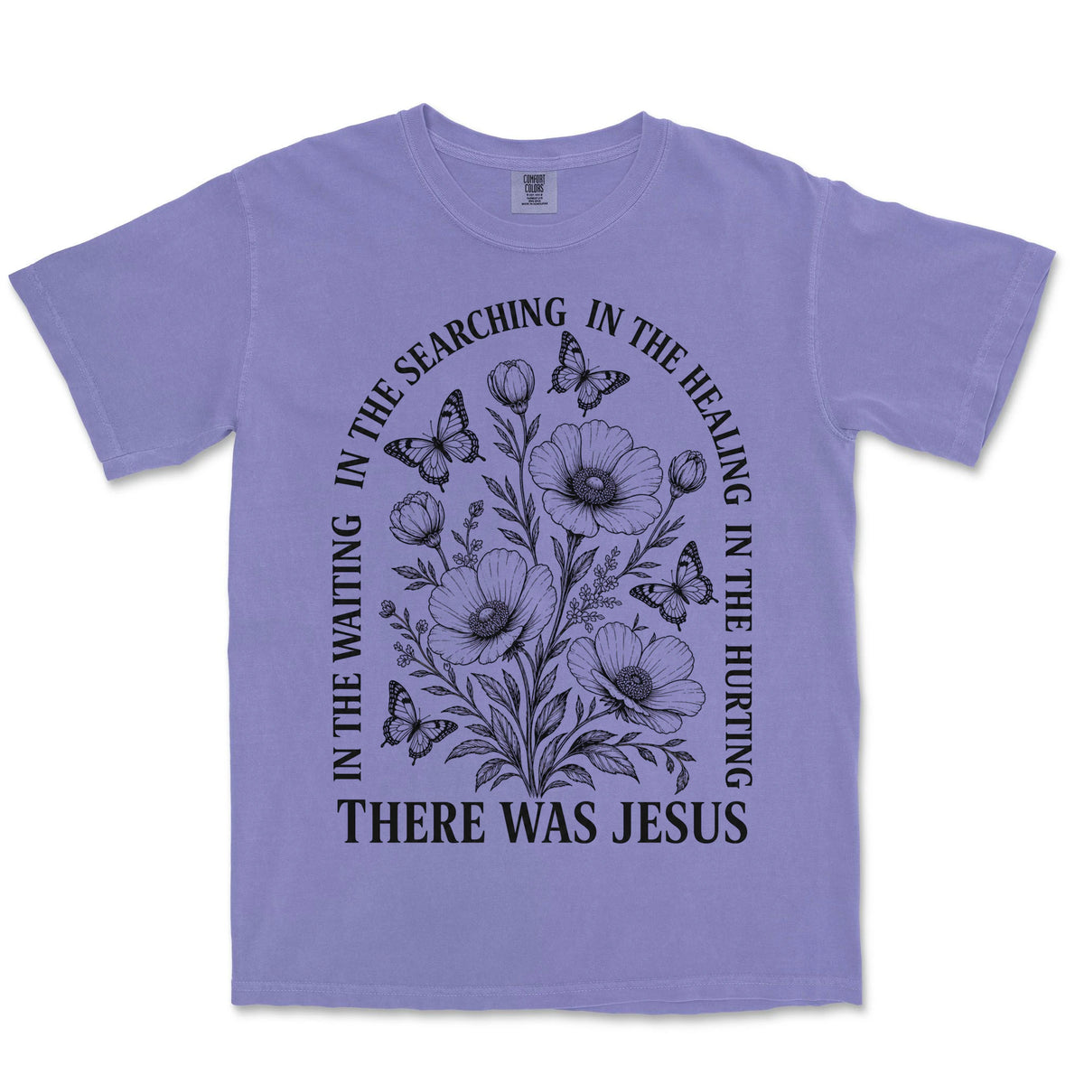 There Was Jesus Poppies | Violet front