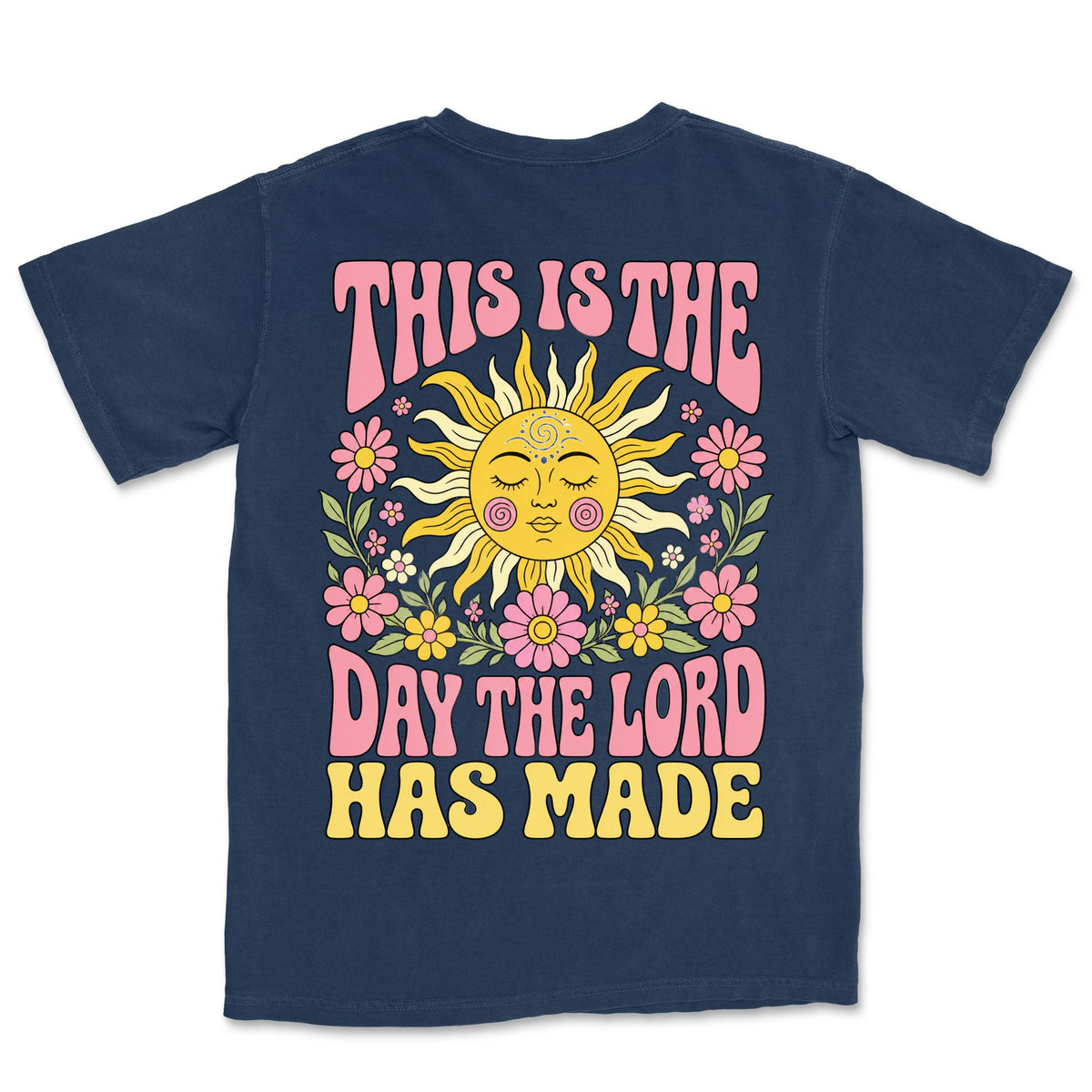 This Is The Day Sun | Navy back