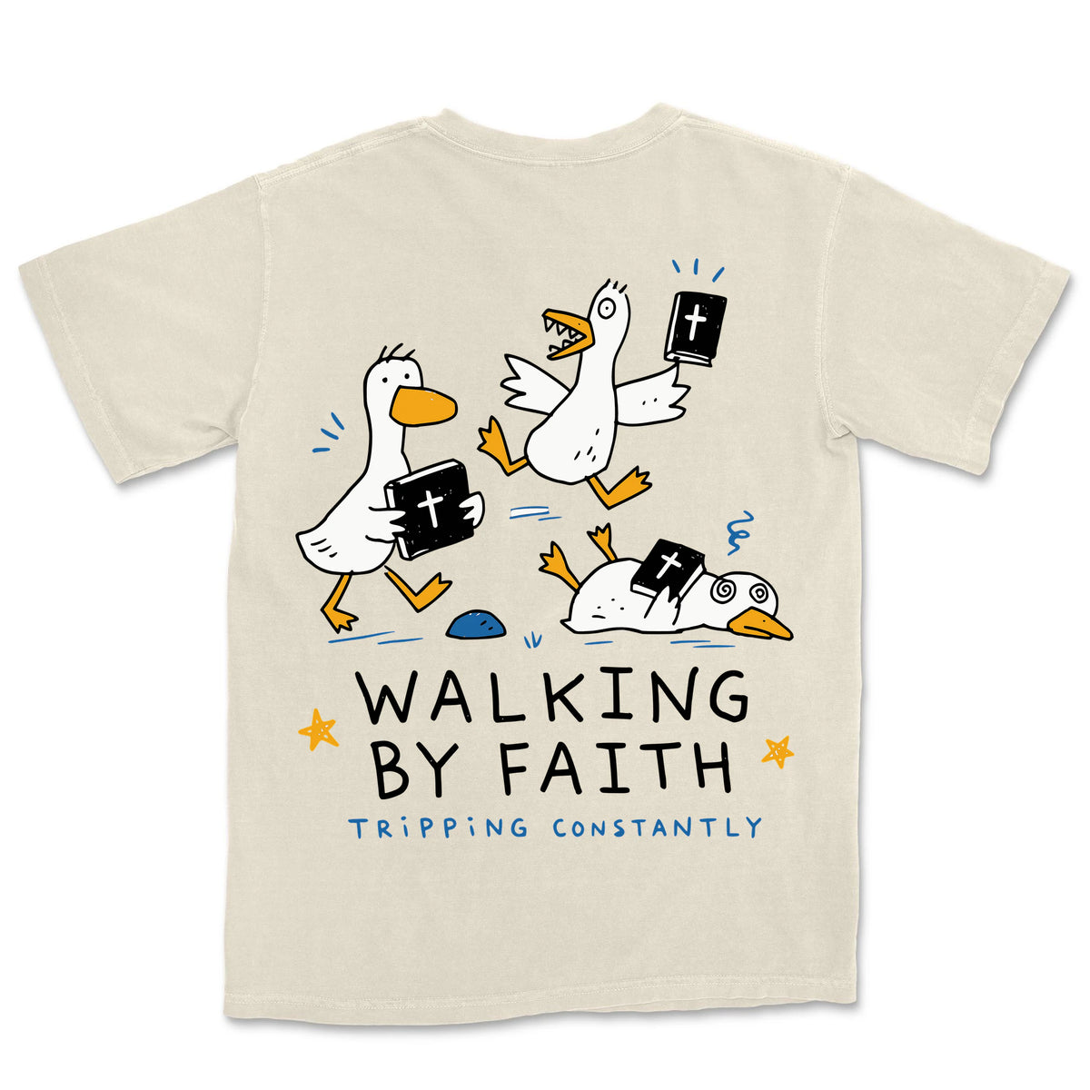 Tripping Constantly Tee | Ivory back