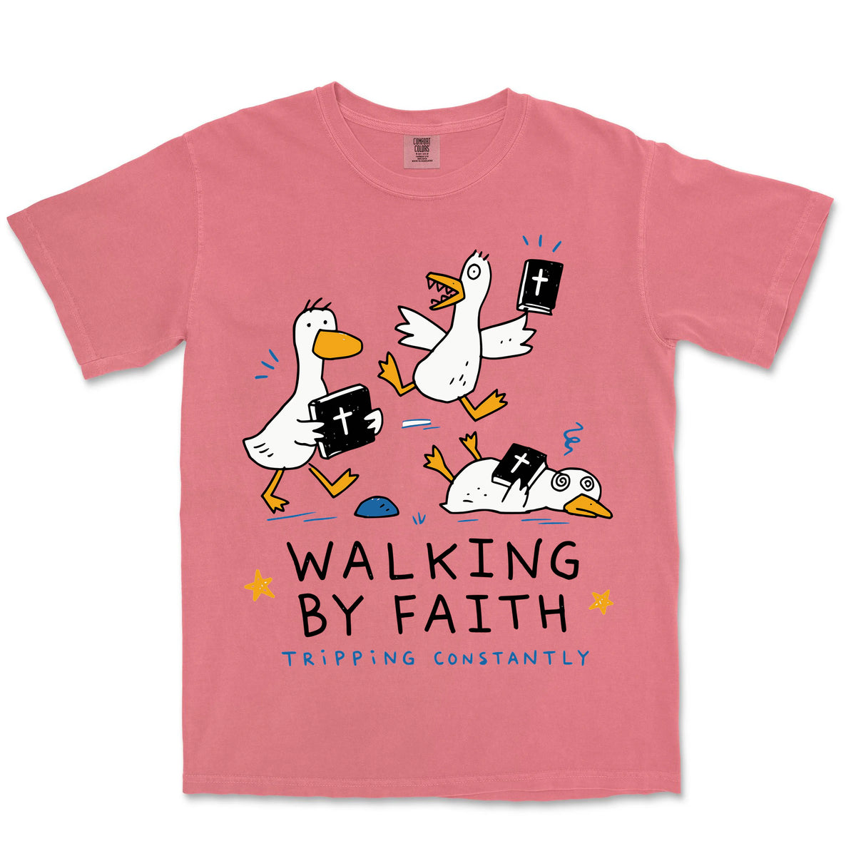 Tripping Constantly Tee | Watermelon front