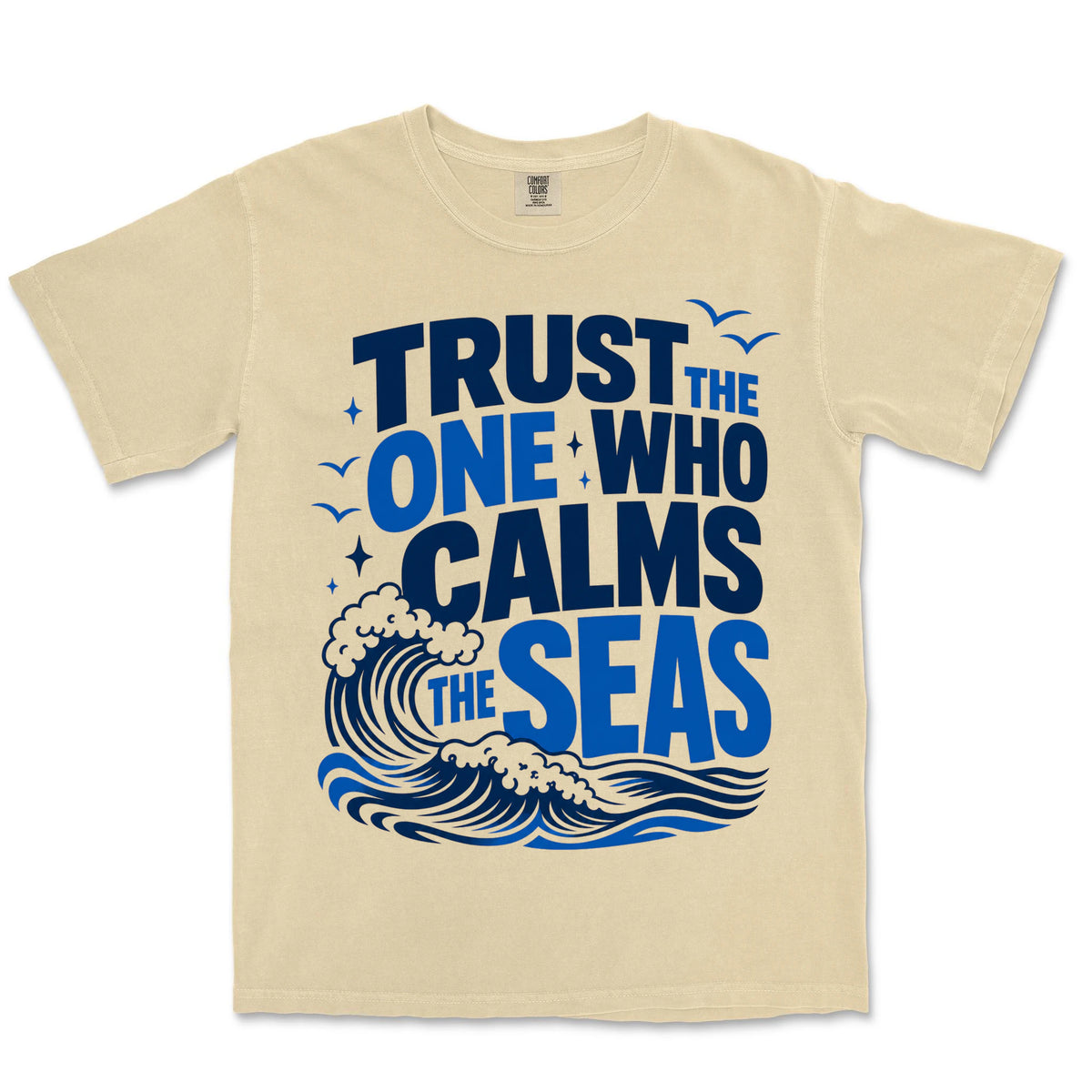 Trust The One Who Calms Seas | Banana front