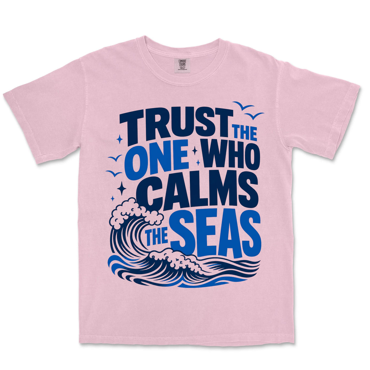 Trust The One Who Calms Seas | Blossom front
