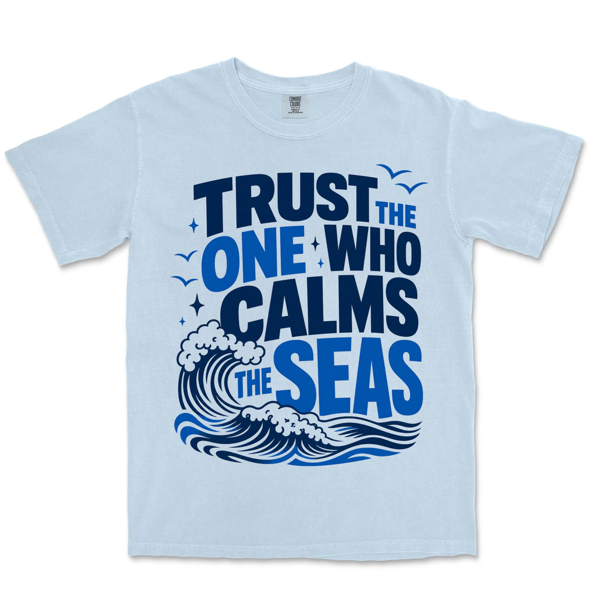 Trust The One Who Calms Seas | Hydrangea front