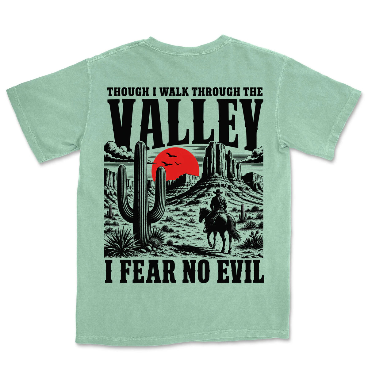 I Fear No Evil Lone Cowboy | Island Reef back
