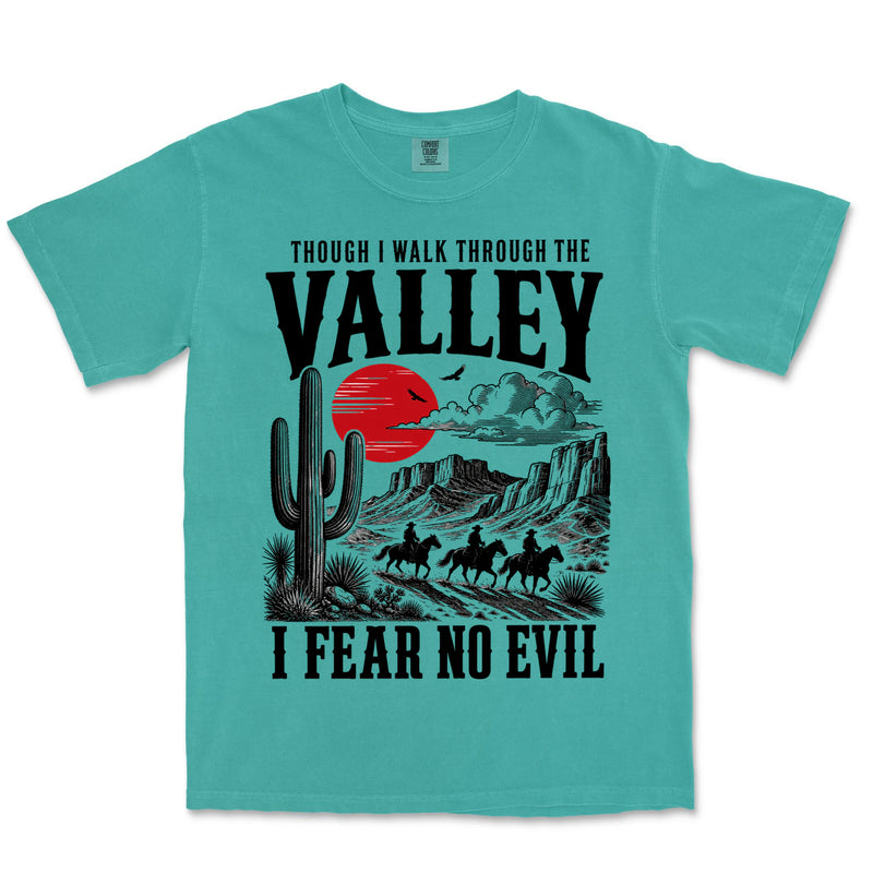 I Fear No Evil Three Riders | Sea Foam front