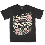 Walk Humbly With God | Black front