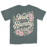 Walk Humbly With God | Blue Spruce back