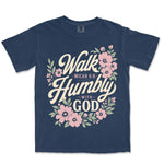 Walk Humbly With God | Navy front