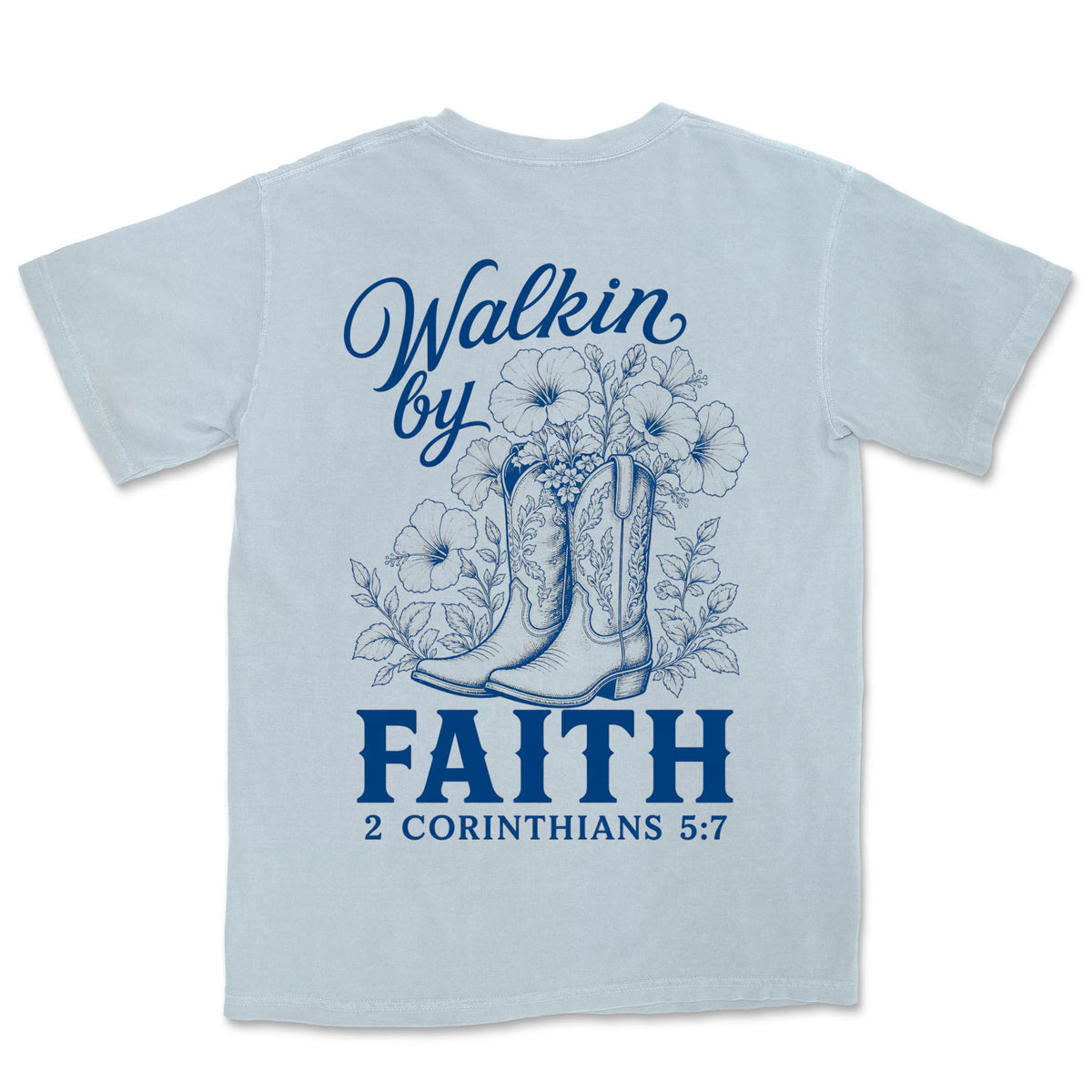 Walkin By Faith Boots | Chambray back