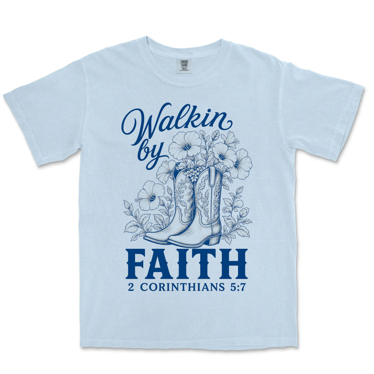 Walkin By Faith Boots | Hydrangea front
