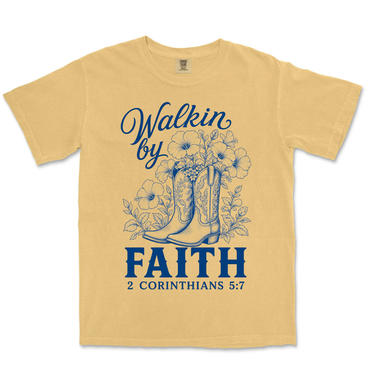 Walkin By Faith Boots | Mustard front