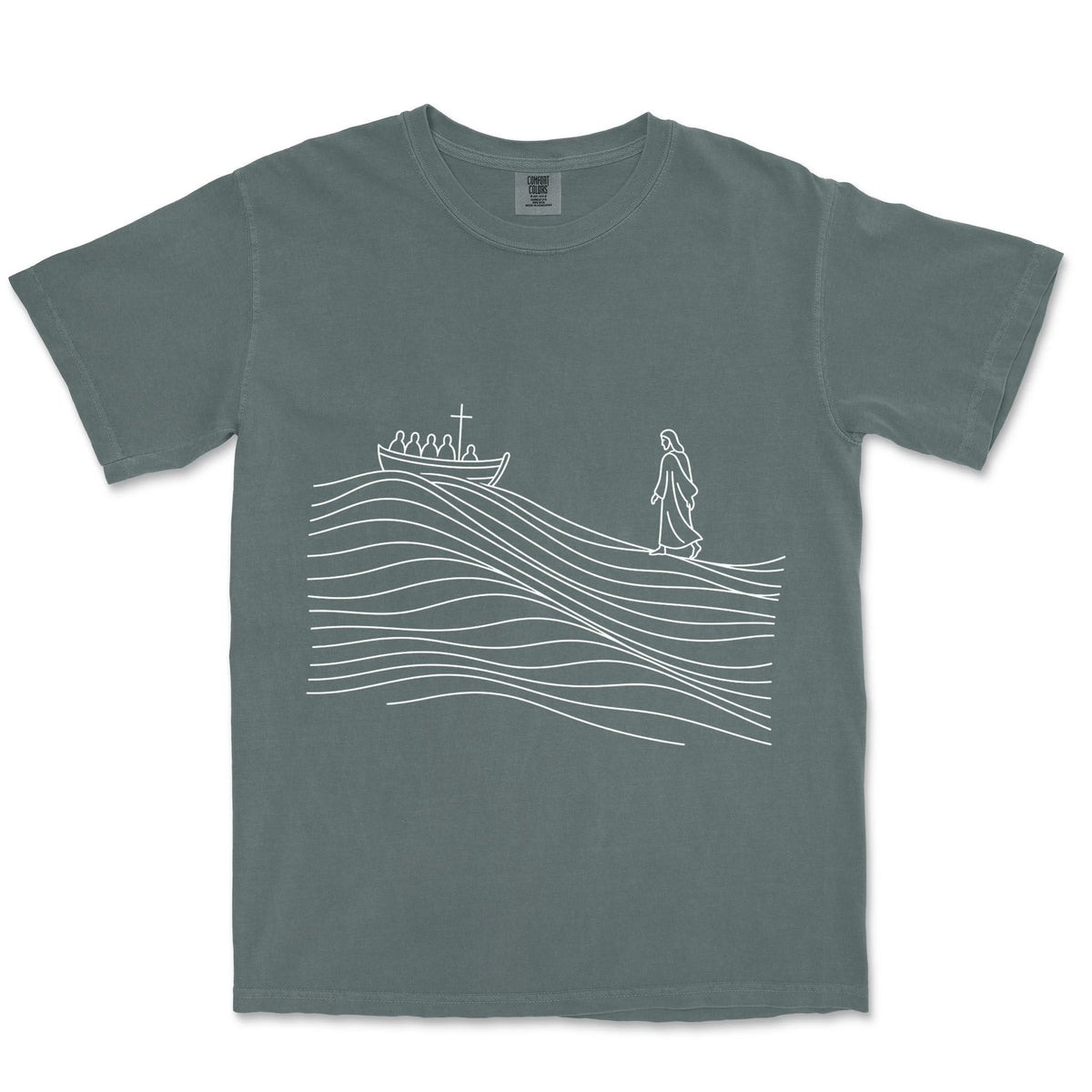 He Walks on The Water | Blue Spruce front
