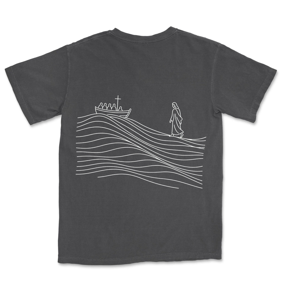 He Walks on The Water | Graphite back