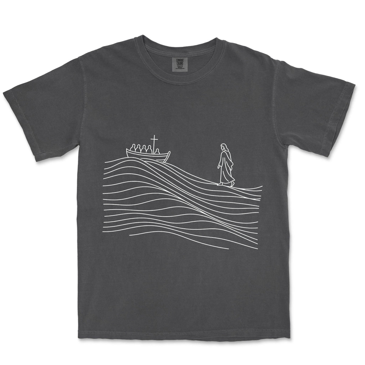 He Walks on The Water | Graphite front