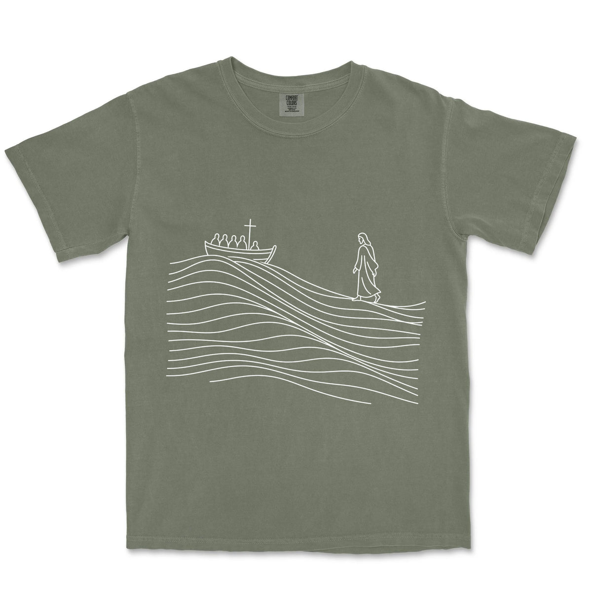 He Walks on The Water | Moss front