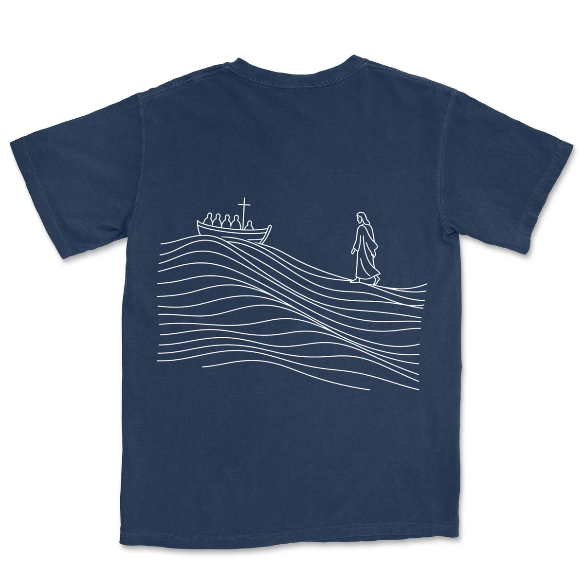 He Walks on The Water | Navy back