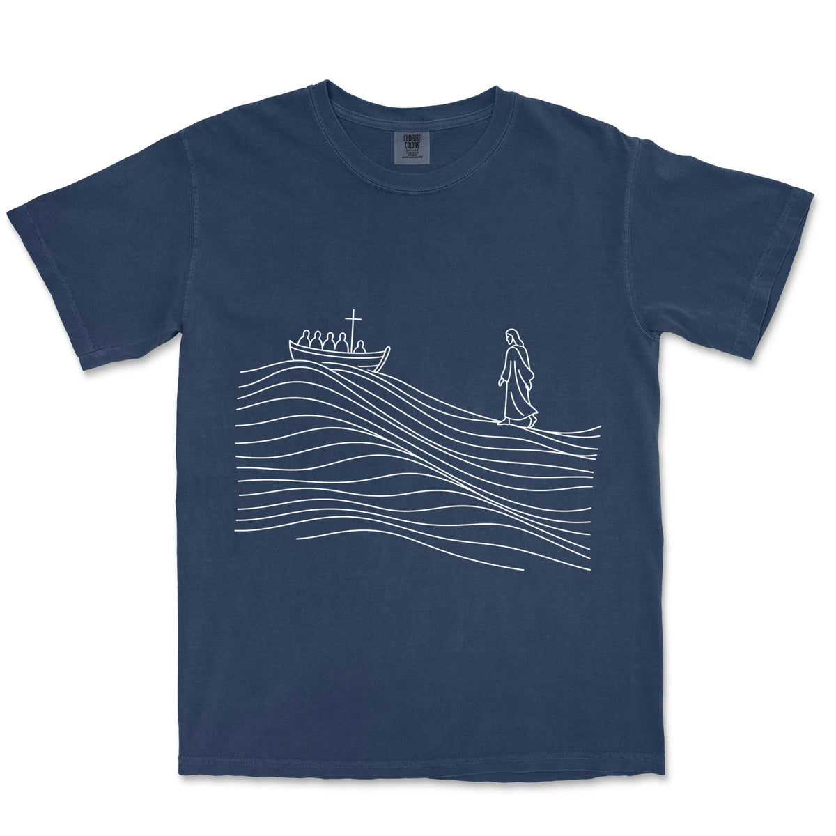 He Walks on The Water | Navy front