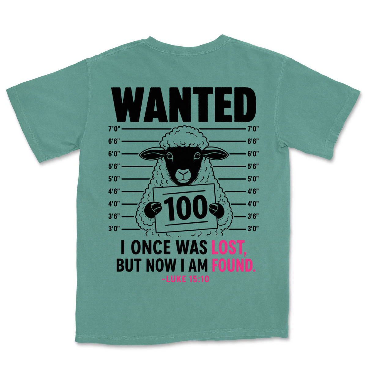 Wanted Lost Sheep | Light Green back