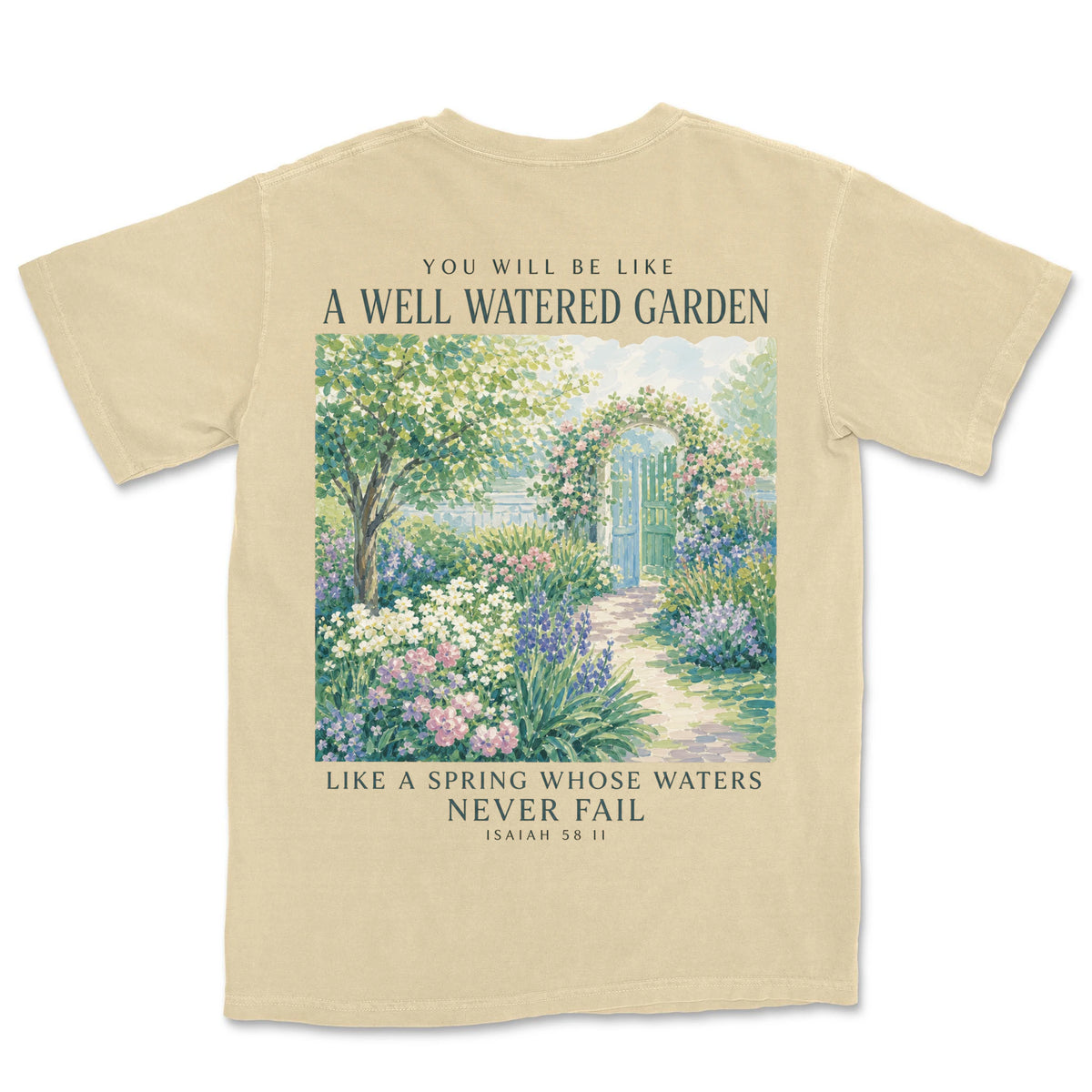 A Well Watered Garden | Banana back