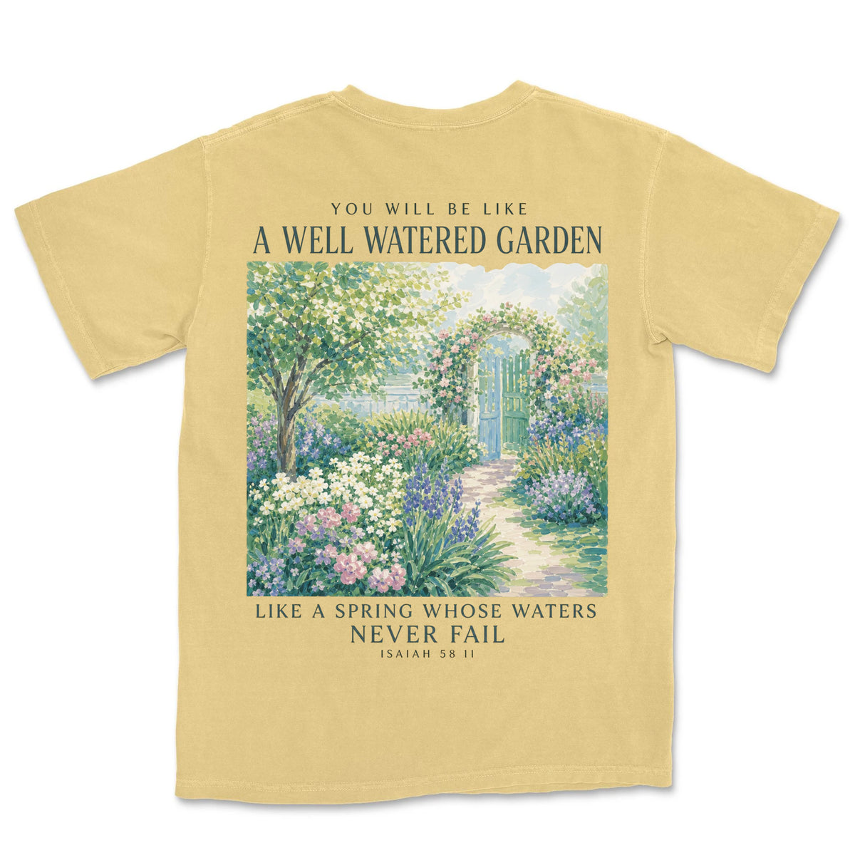 A Well Watered Garden | Butter back