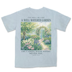 A Well Watered Garden | Chambray back