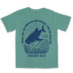 Deep Waters Whale Shark | Light Green front